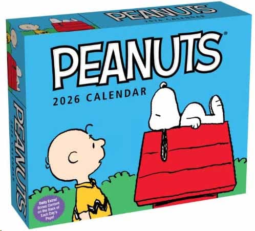 image Peanuts 2026 Desk Calendar