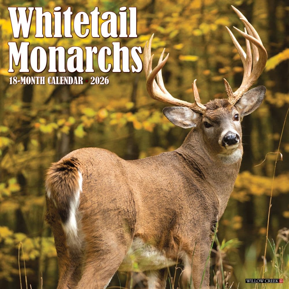 Whitetail Monarchs 2026 Wall Calendar  Main Image