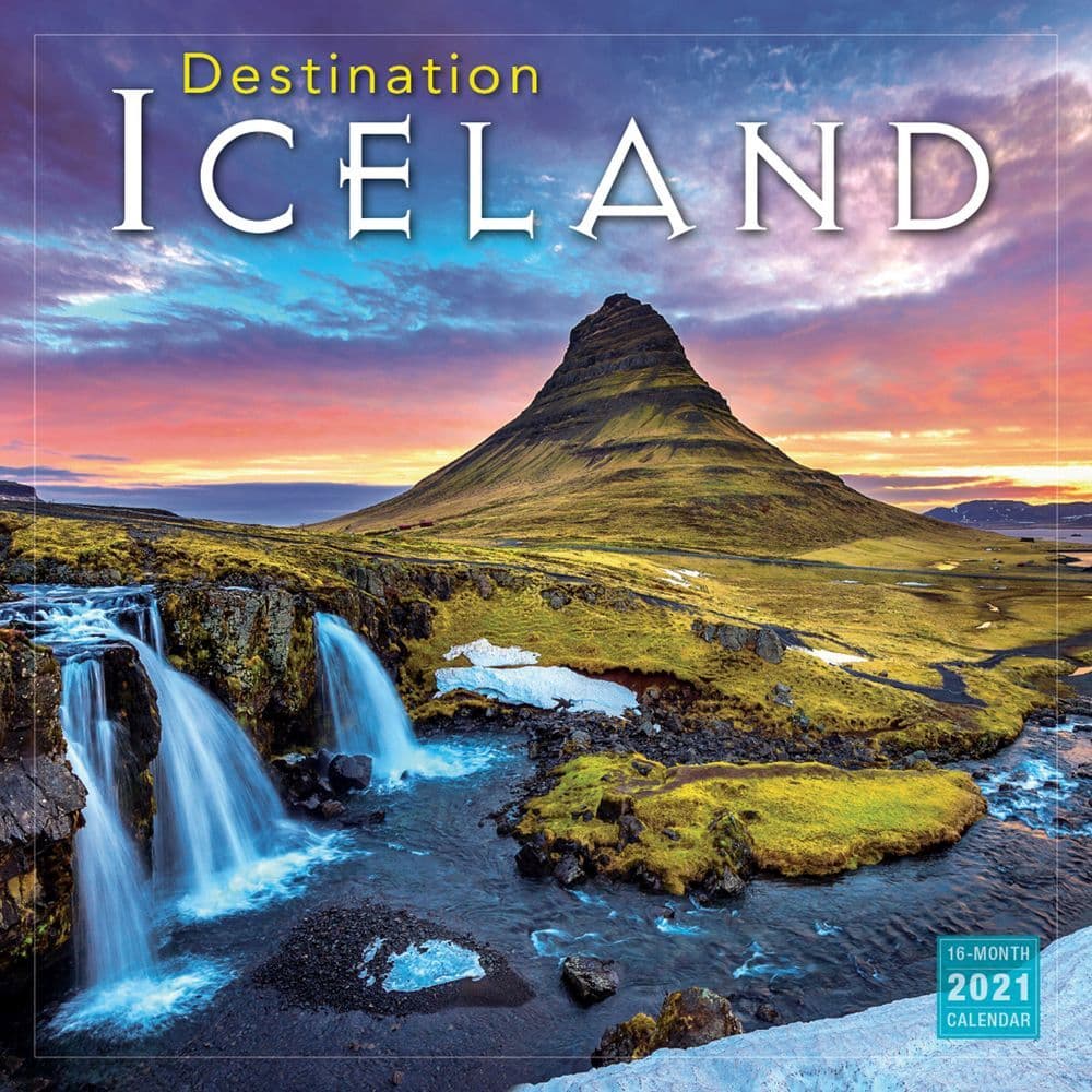 Iceland Destination Wall Calendar