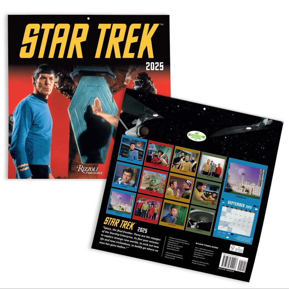 Star Trek Original Series 2025 Wall Calendar Sixth Alternate Image width=&quot;1000&quot; height=&quot;1000&quot;