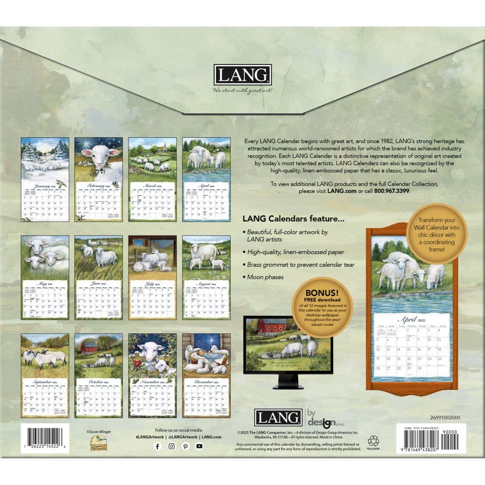 The Lord is My Shepherd 2026 Wall Calendar_ALT2