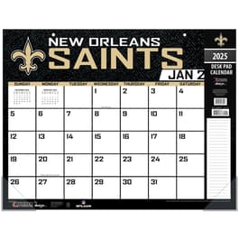 New Orleans Saints 2025 Desk Pad