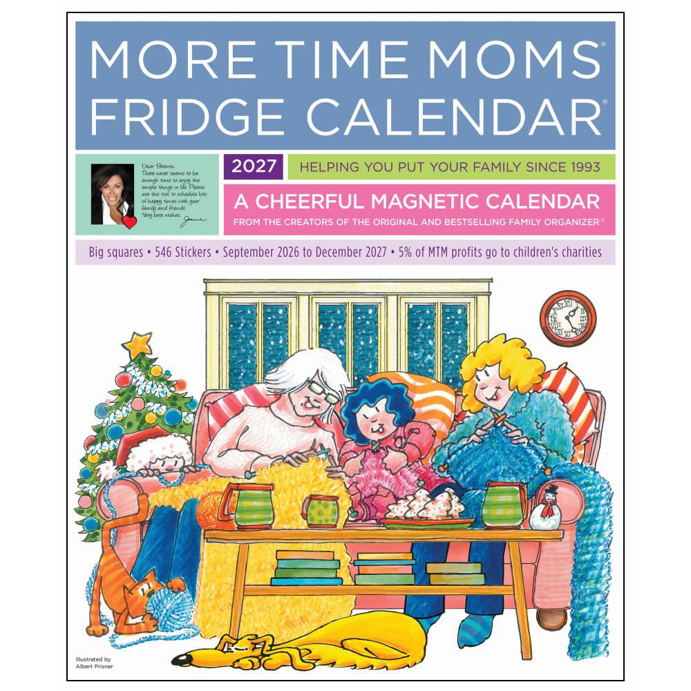 More Time Moms Fridge Calendar 2027 Magnetic Wall Calendar Main Product Image