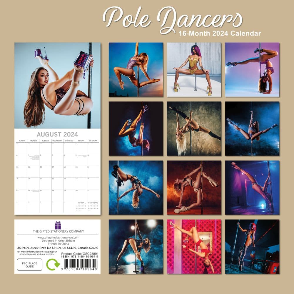 Pole Dancers 2024 Wall Calendar First Alternate Image width=&quot;1000&quot; height=&quot;1000&quot;