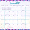 image To My Granddaughter with Love 2027 Mini Wall Calendar