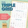 image The Triple Grid 17-Month 2024 Wall Calendar Main Product Image width=&quot;1000&quot; height=&quot;1000&quot;