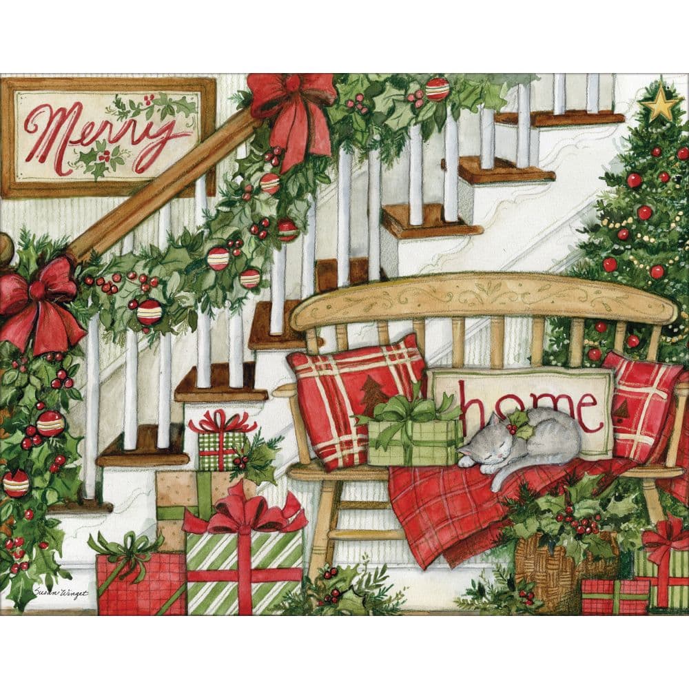 Deck The Halls Boxed Christmas Cards First Alternate Image