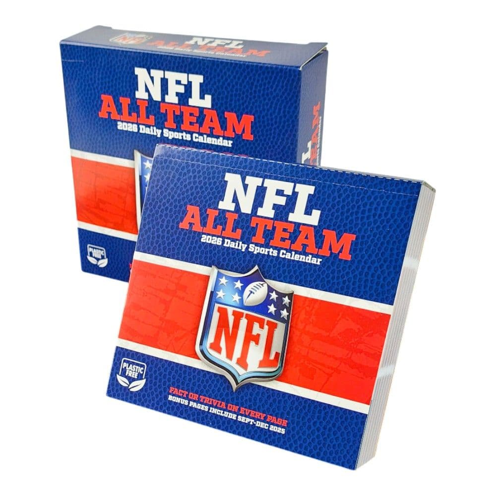 image NFL All Team 2026 Desk Calendar Main Product Image