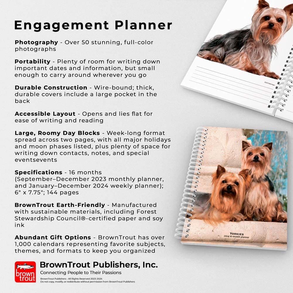 Yorkshire Terriers 2024 Planner Fourth Alternate Image width=&quot;1000&quot; height=&quot;1000&quot;