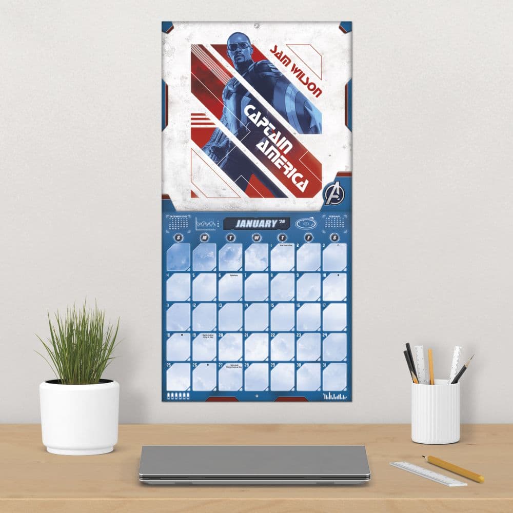 Captain America Brave New World 2026 Wall Calendar Fourth Alternate Image