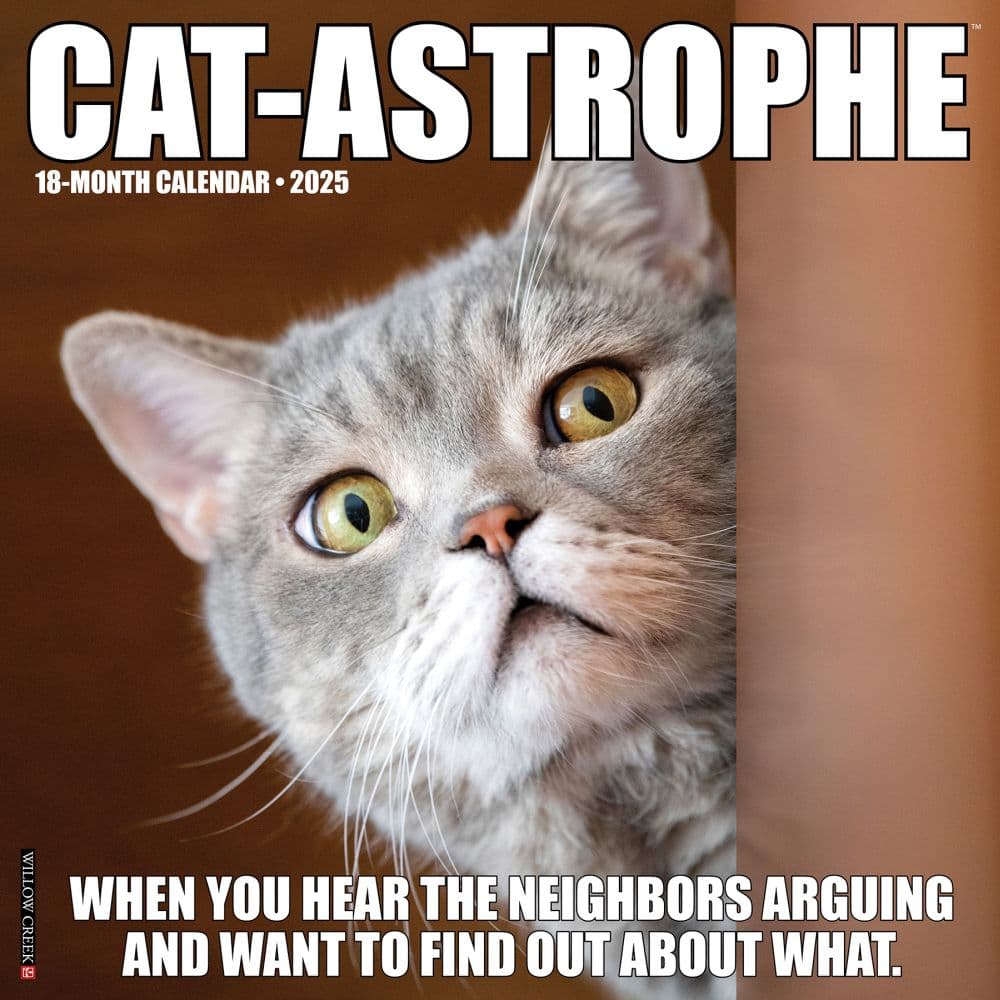 Cat Astrophe 2025 Wall Calendar