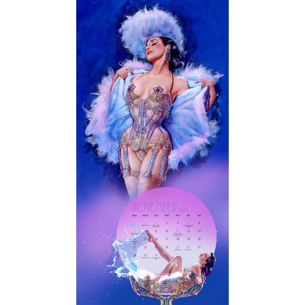 The Art of Olivia Wall 2027 Wall Calendar Ninth Alternate Image