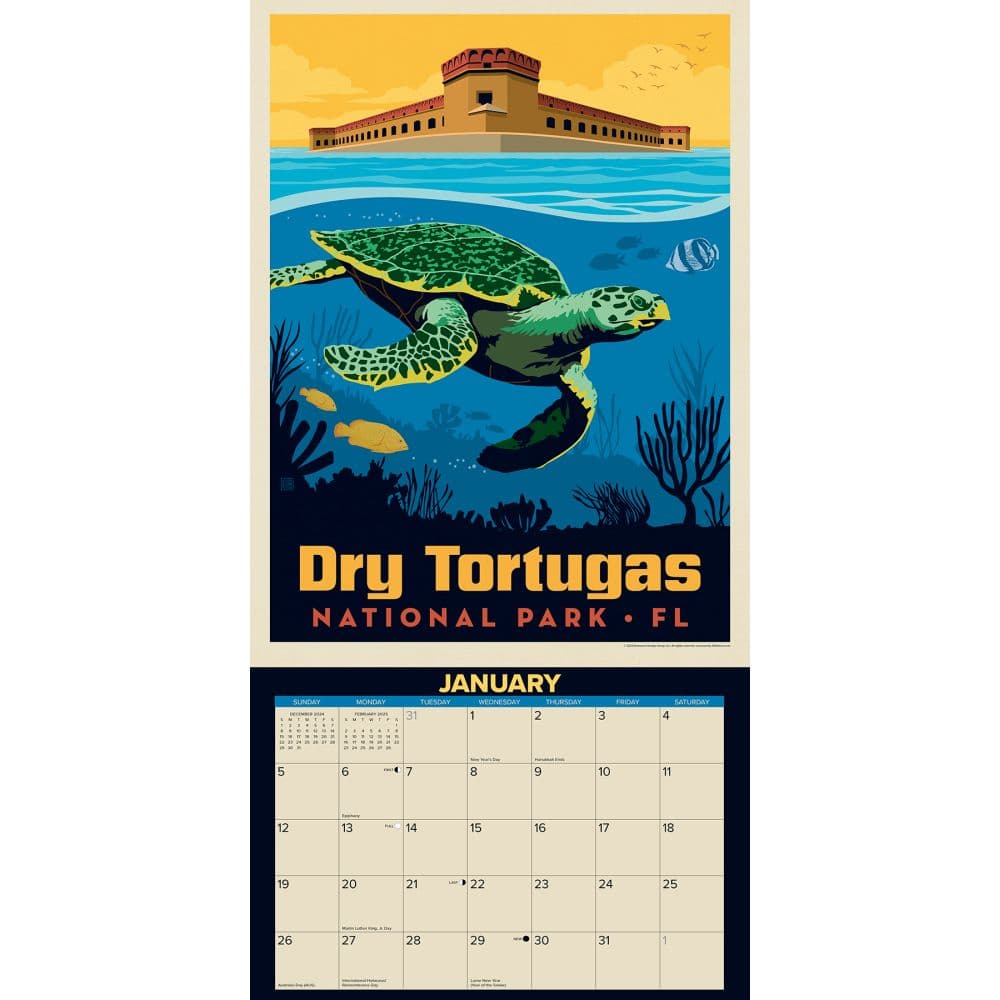 National Parks ADG 2025 Wall Calendar