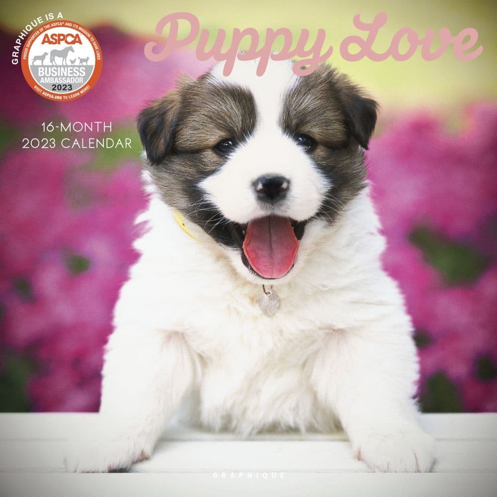 Aspca Calendar 2023 Puppy Love 2023 Wall Calendar - Calendars.com