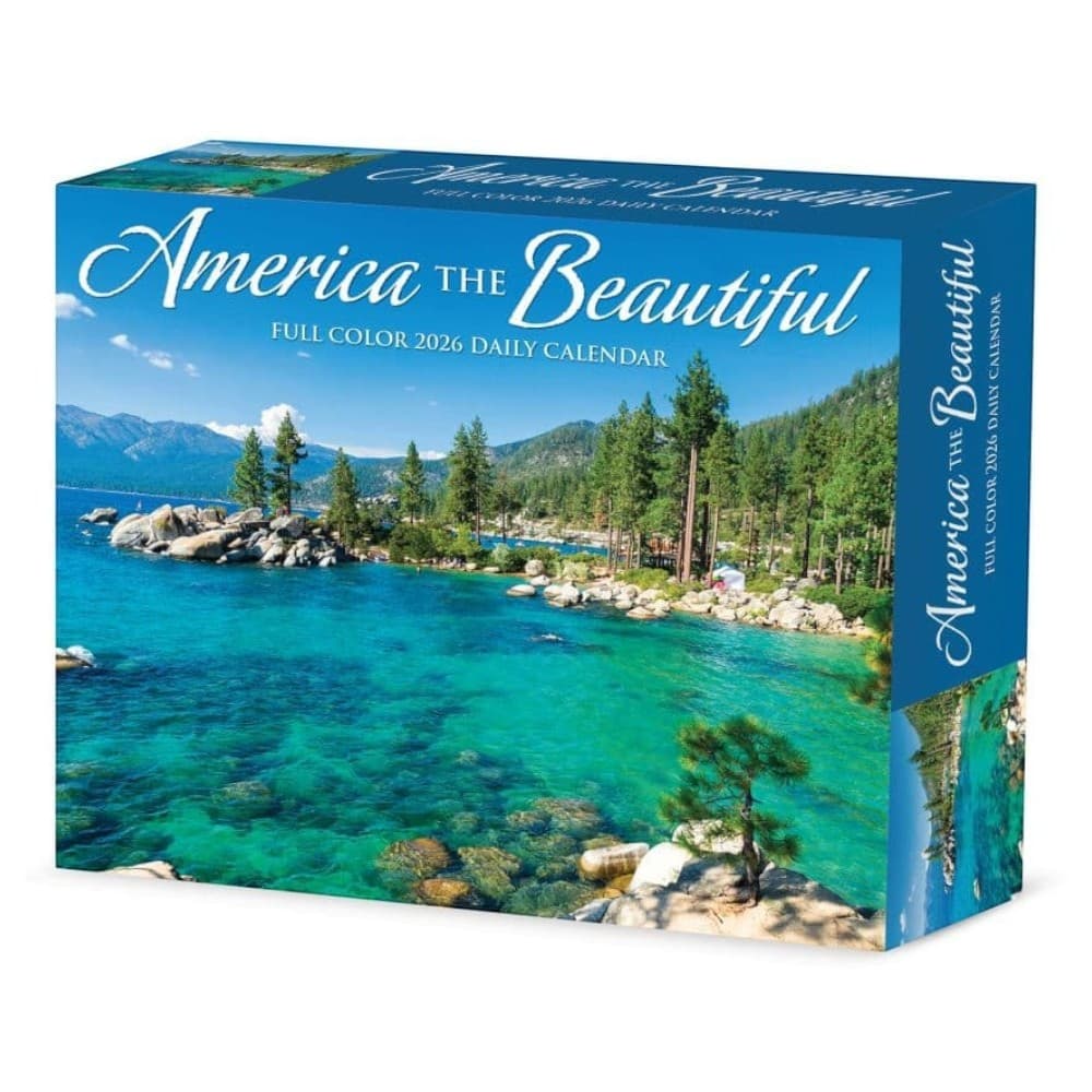 America the Beautiful 2026 Desk Calendar Main Product Image