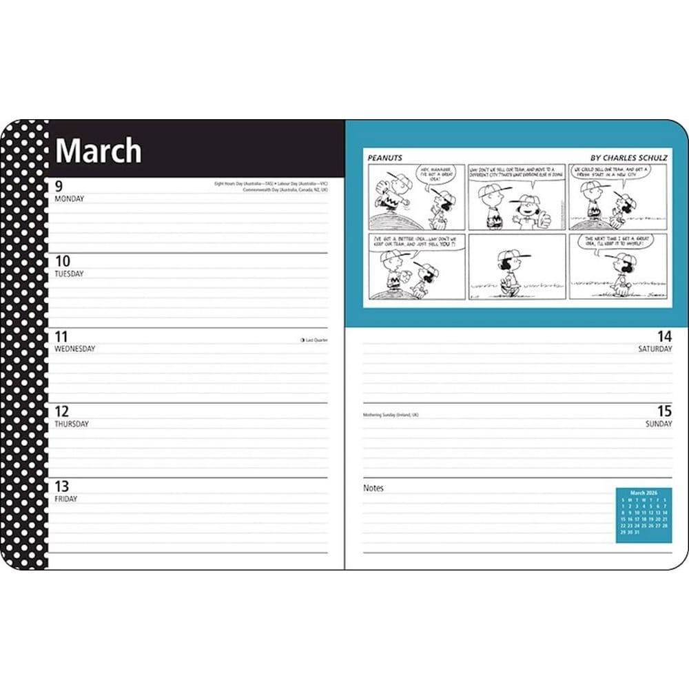 Peanuts 2026 Engagement Planner Fourth Alternate Image
