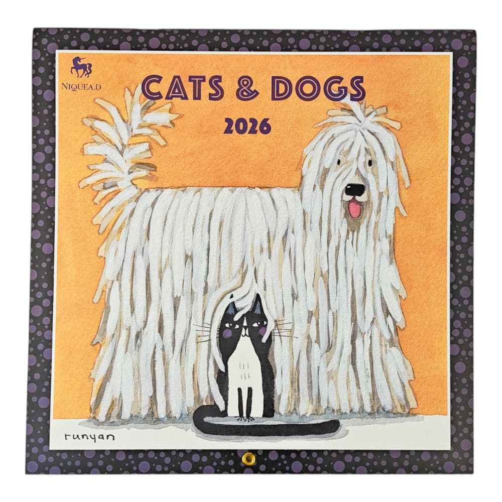Cats and Dogs 2026 Wall Calendar Main Product Image