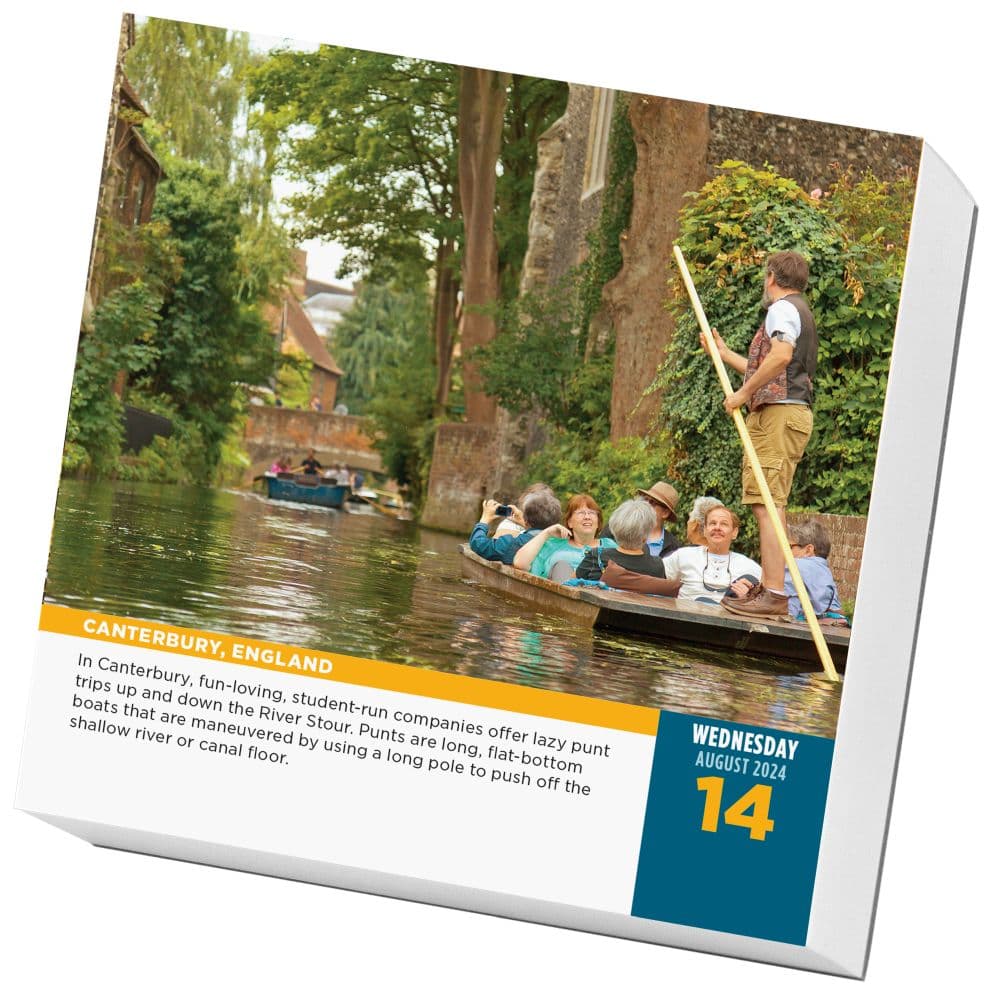 Europe Rick Steves 2024 Desk Calendar