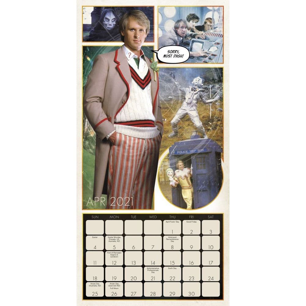 Calendar Dr Who