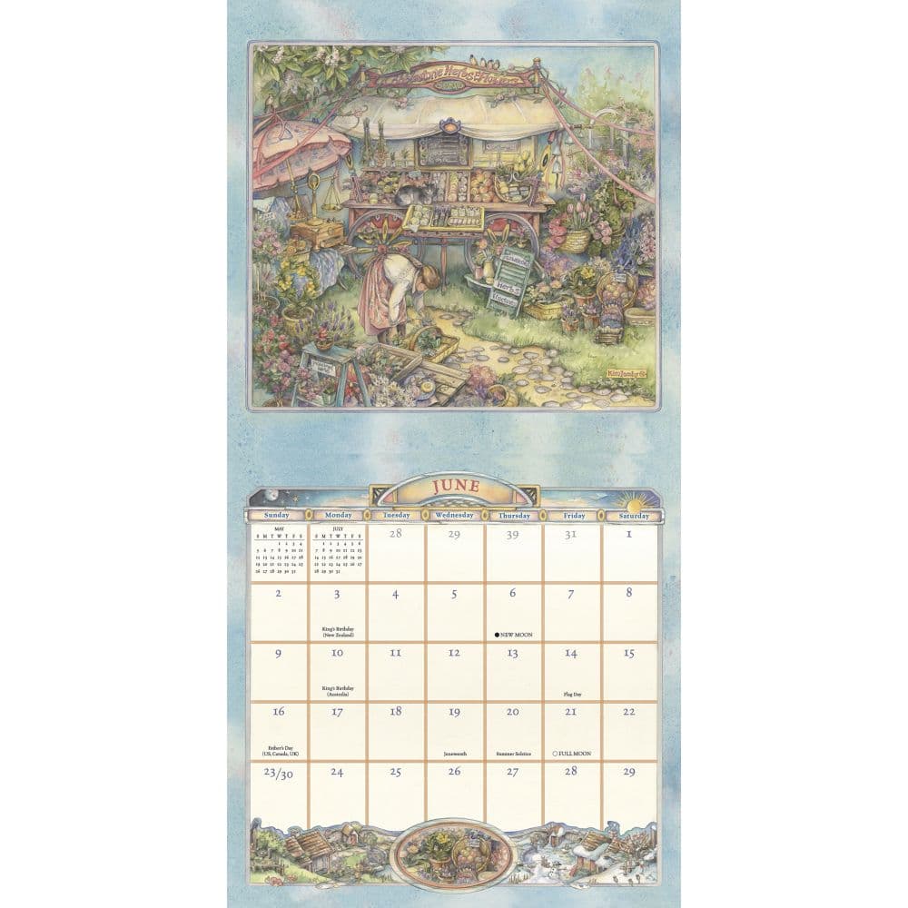 Cobblestone Way 2024 Wall Calendar