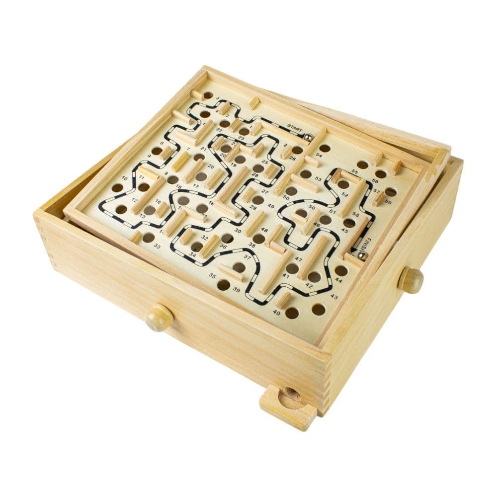 Wooden Labyrinth Game Fourth Alternate Image