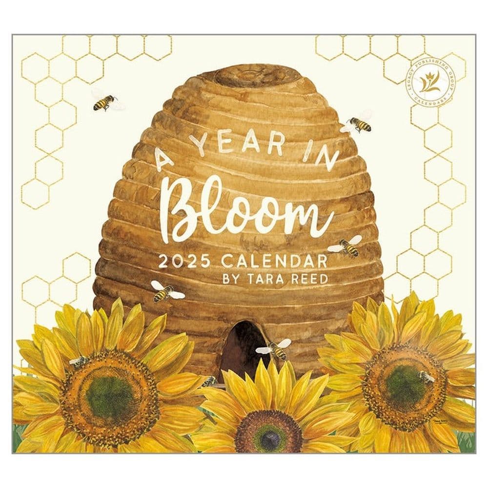 Year In Bloom 2025 Wall Calendar