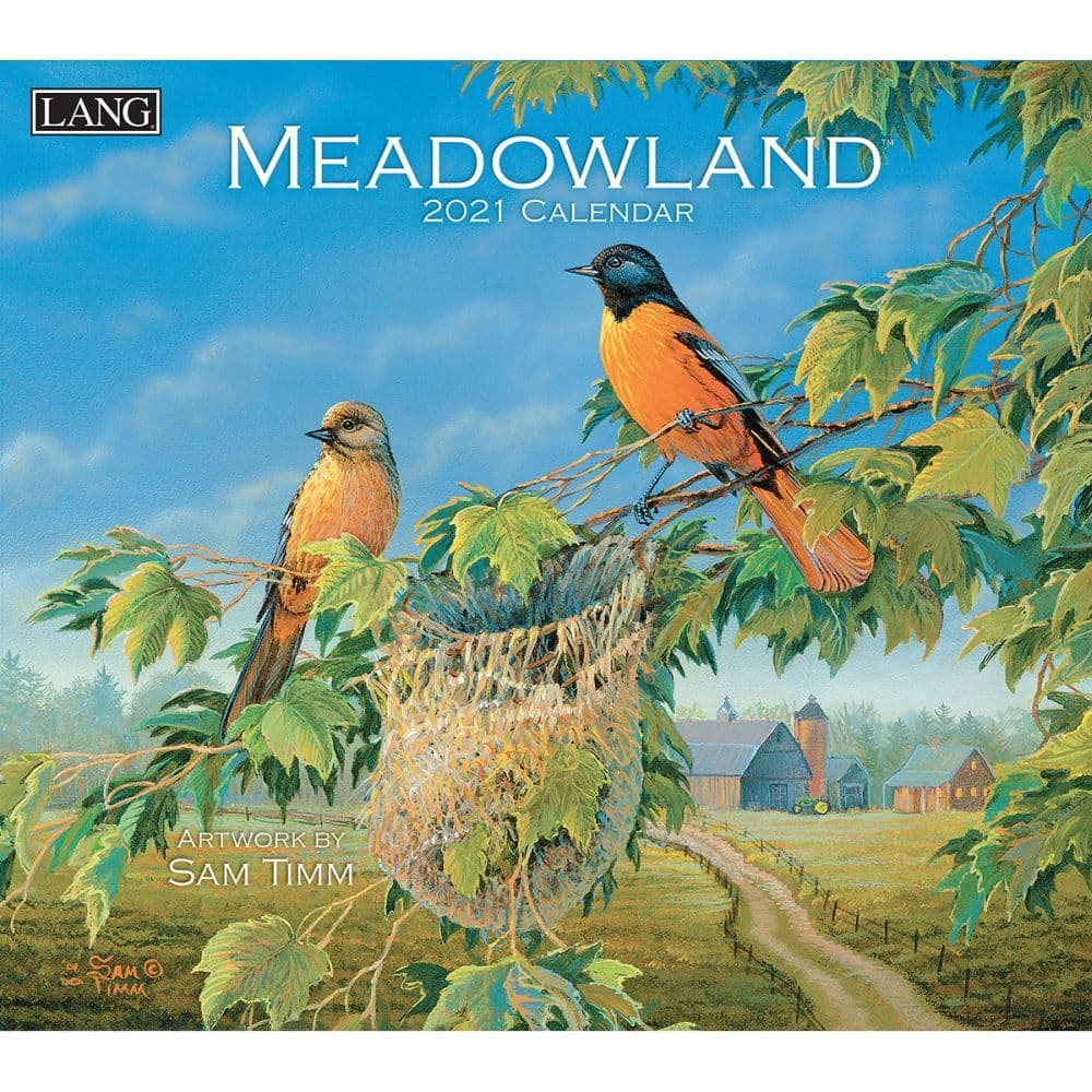 Meadowland Wall Calendar by Sam Timm