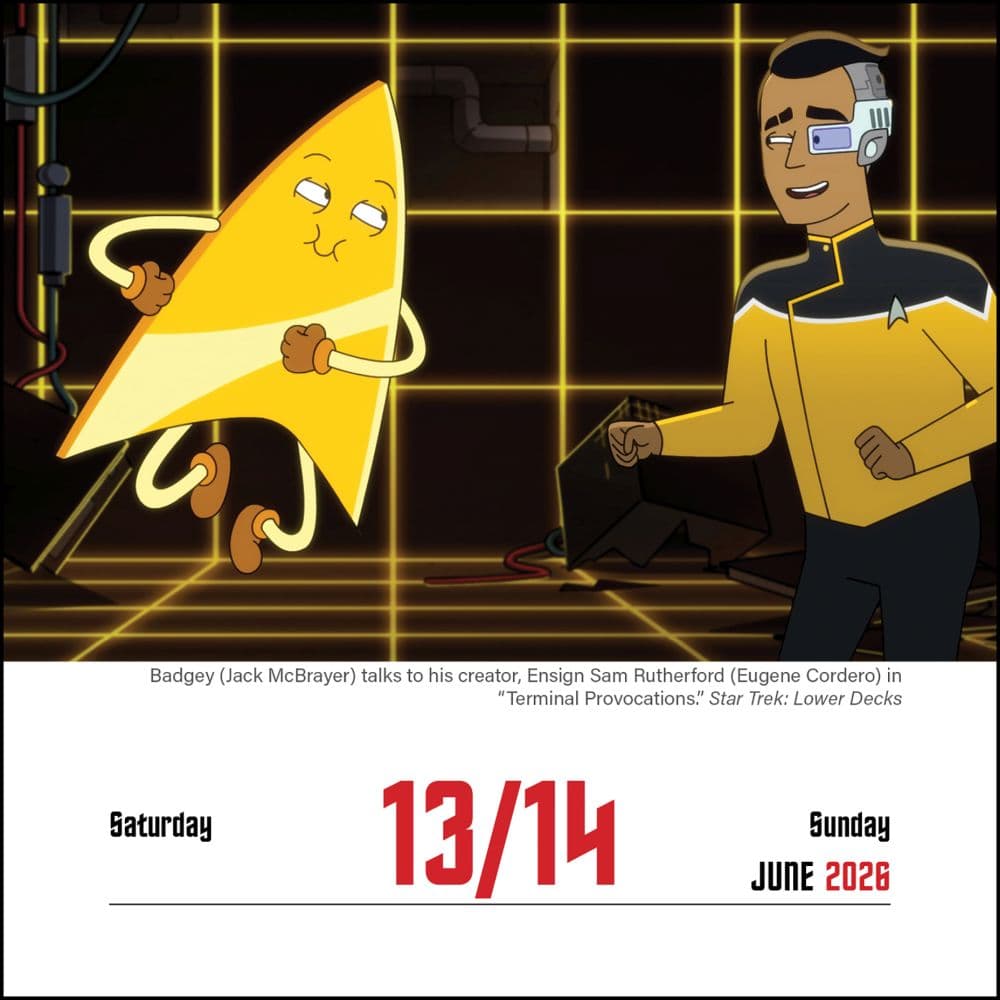 Star Trek 2026 Desk Calendar Third Alternate Image