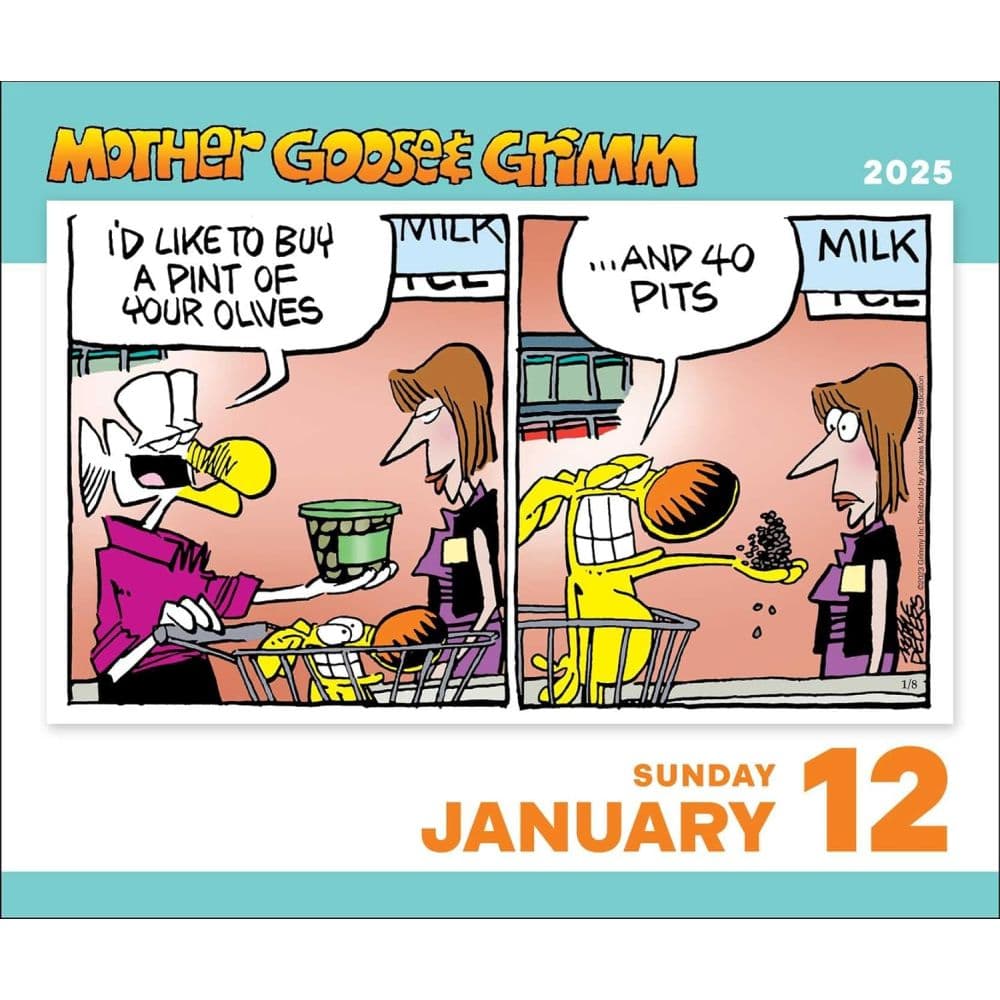 Mother Goose and Grimm 2025 Desk Calendar
