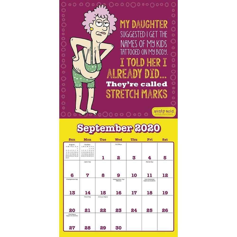 Aunty Acid Calendar 2023 2023 Calendar