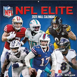 NFL Elite 2025 Wall Calendar