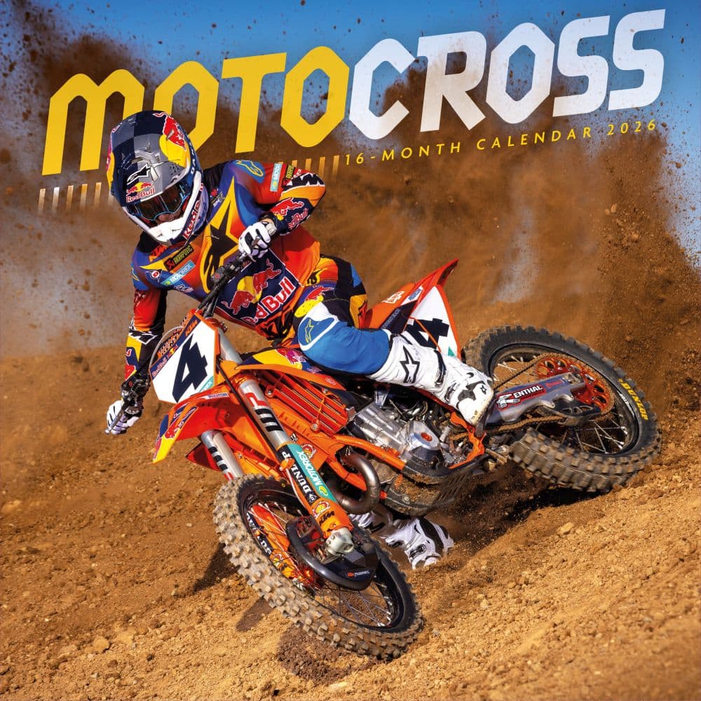 Motocross 2026 Wall Calendar Main Product Image