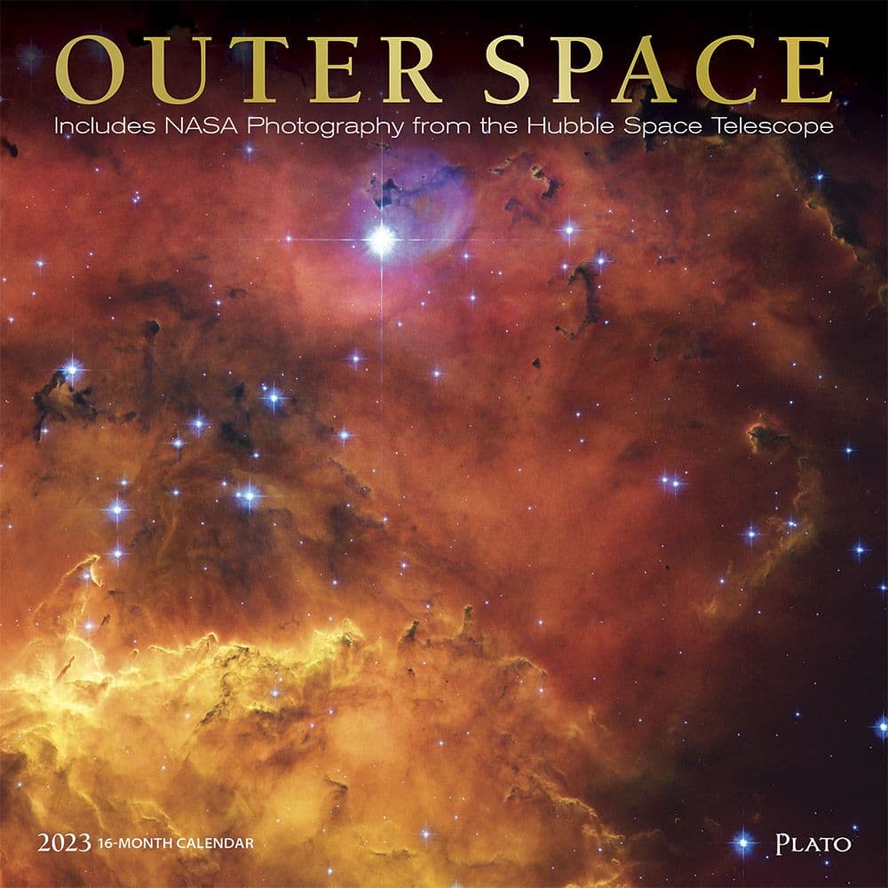 BrownTrout Outer Space 2023 Wall Calendar