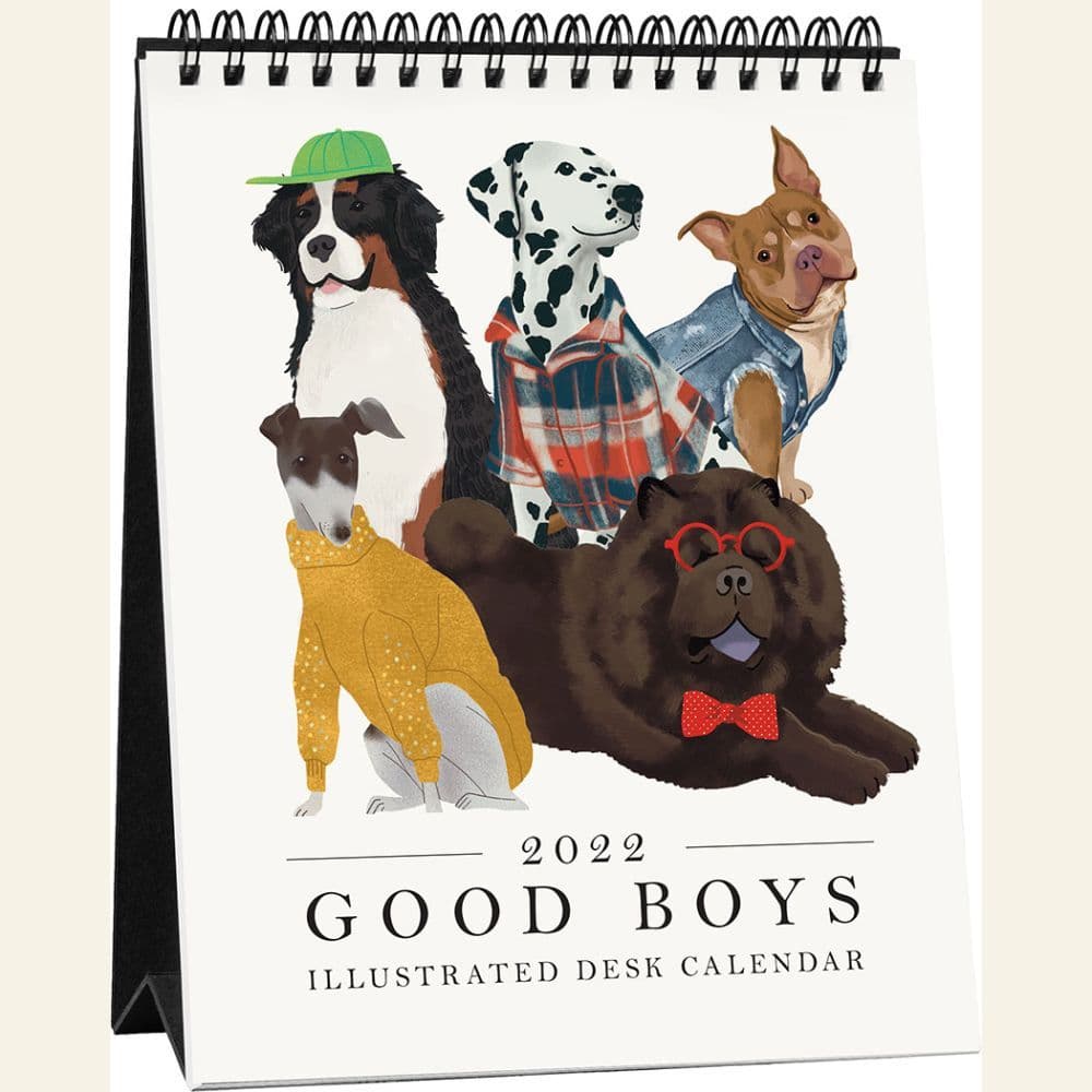 Good Boys 2022 Easel Calendar