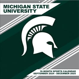 Michigan State University Spartans 2025 Wall Calendar