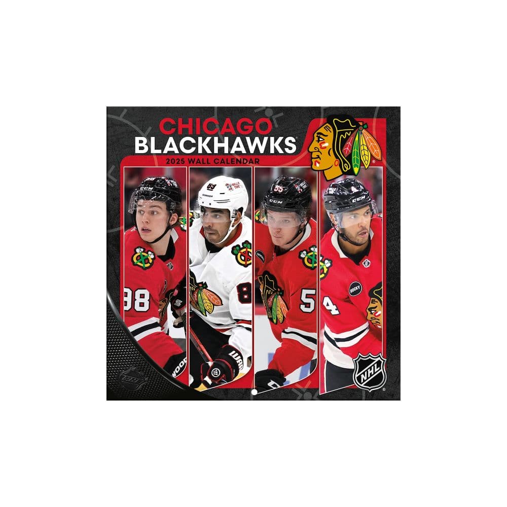 image NHL Chicago Blackhawks 2025 Mini Wall Calendar Main Image
