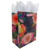 image Navy Flowers Medium Gift Bag