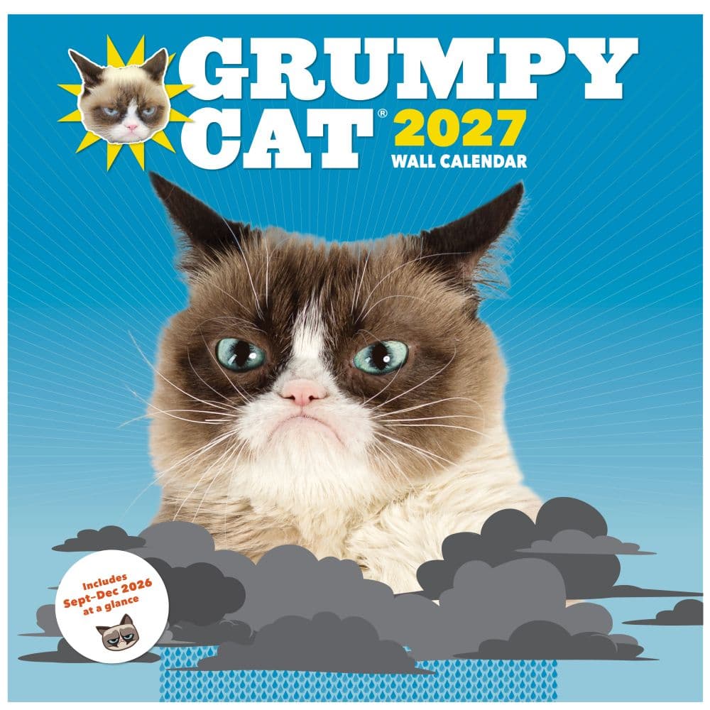 Grumpy Cat 2027 Wall Calendar Main Product Image