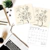image Floral Ink 2024 Wall Calendar Third Alternate Image width=&quot;1000&quot; height=&quot;1000&quot;