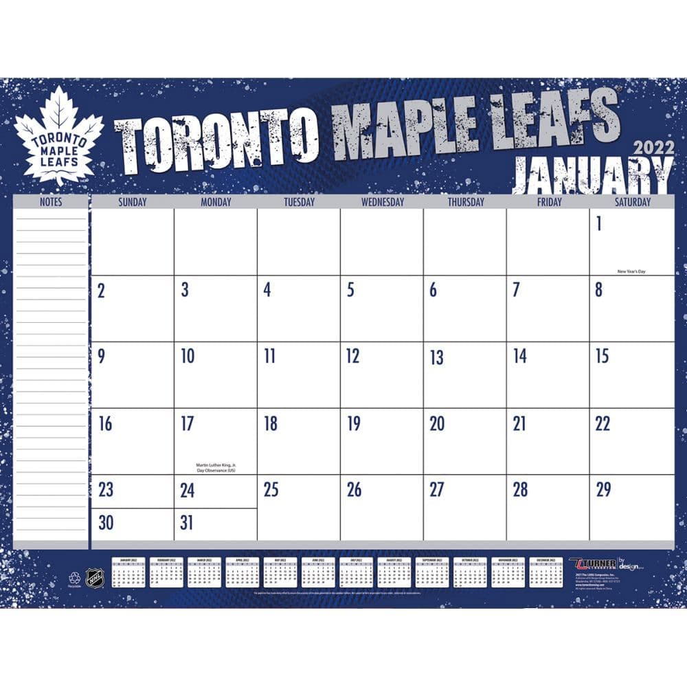 Toronto Maple Leafs Schedule 2025 Printable With Dates Brett Dorolice