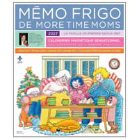 image More Time Moms Memo Frigo 2027 French Magnetic Wall Calendar