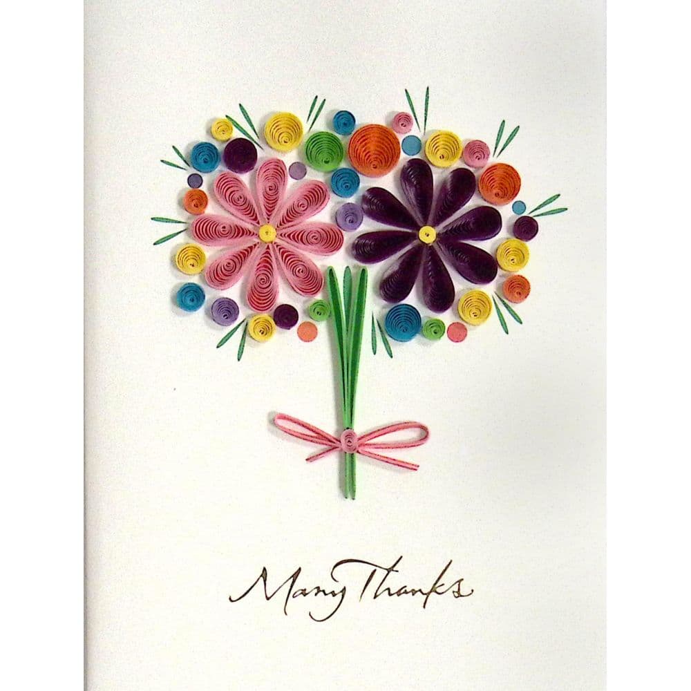 Origami Bouquet Thank You Card First Alternate Image
