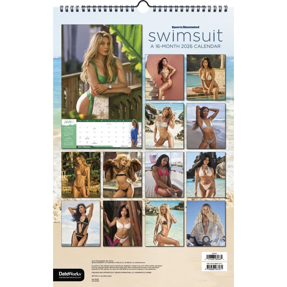 Sports Illustrated Swimsuit 2026 Poster Wall Calendar First Alternate Image