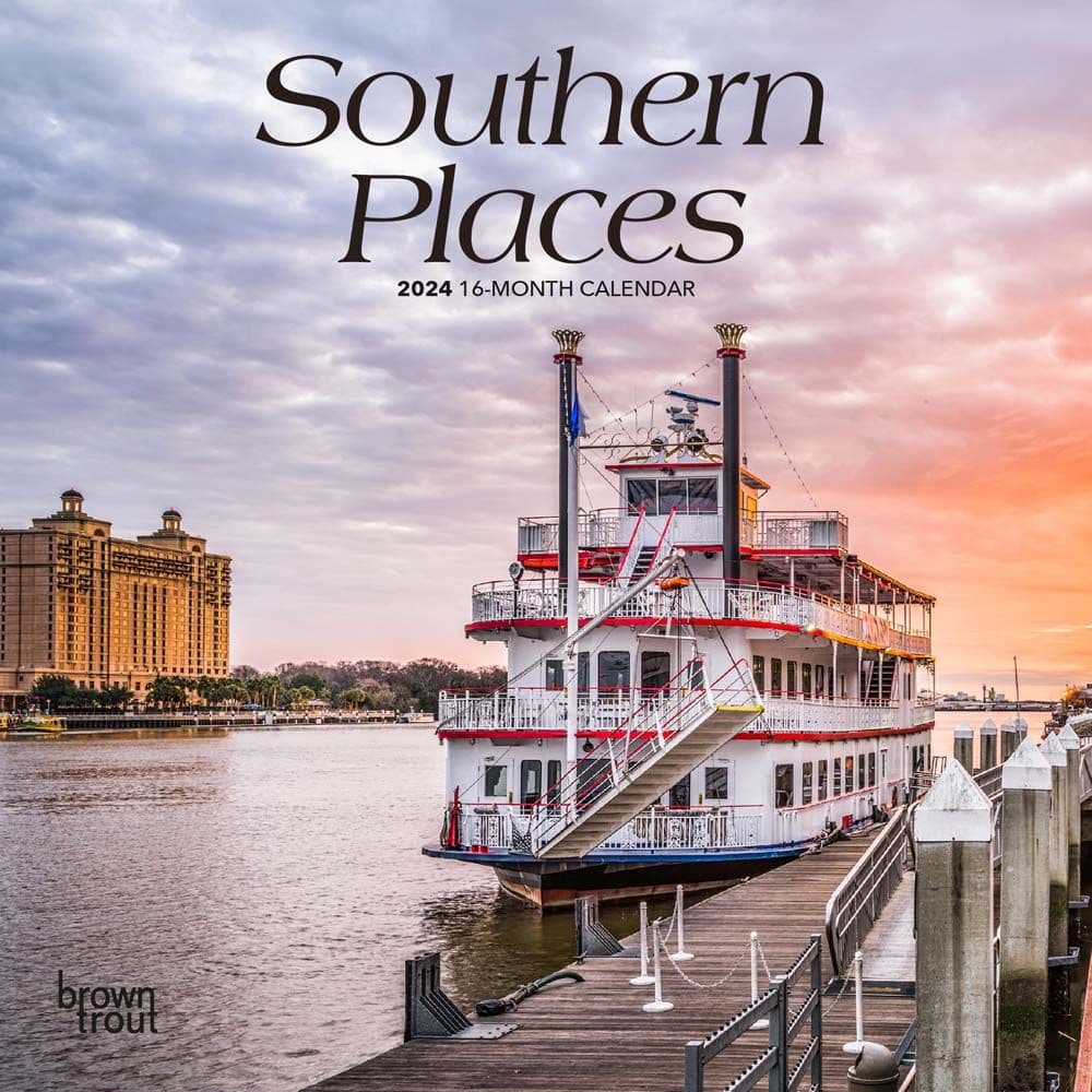 Southern Places 2024 Mini Wall Calendar Main Product Image width=&quot;1000&quot; height=&quot;1000&quot;