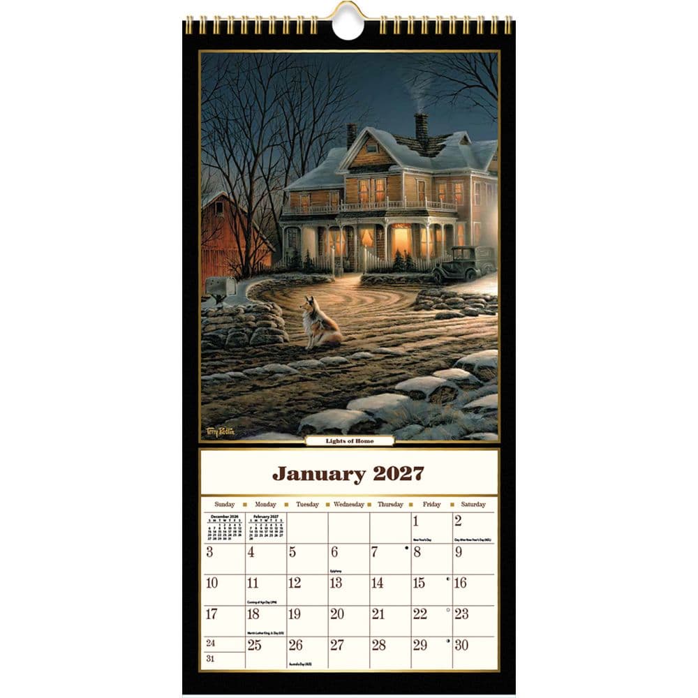 Terry Redlin 2027 Vertical Wall Calendar Second Alternate Image