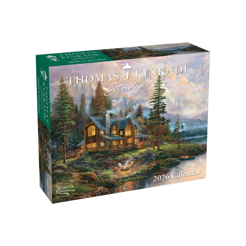 Thomas Kinkade Painter of Light 2026 Desk Calendar Main Image