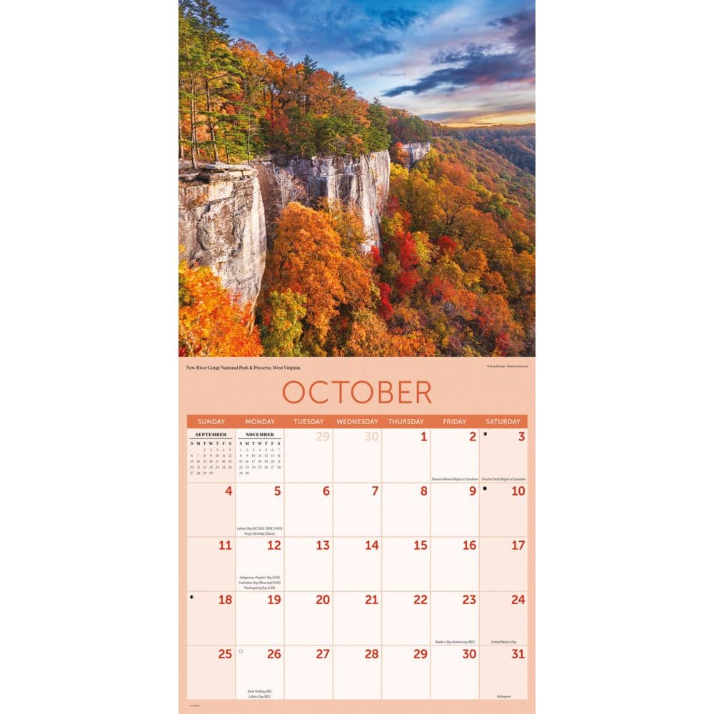 American Landscape 2026 Wall Calendar Fourth Alternate Image