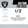 image NFL Las Vegas Raiders 2025 Desk Calendar