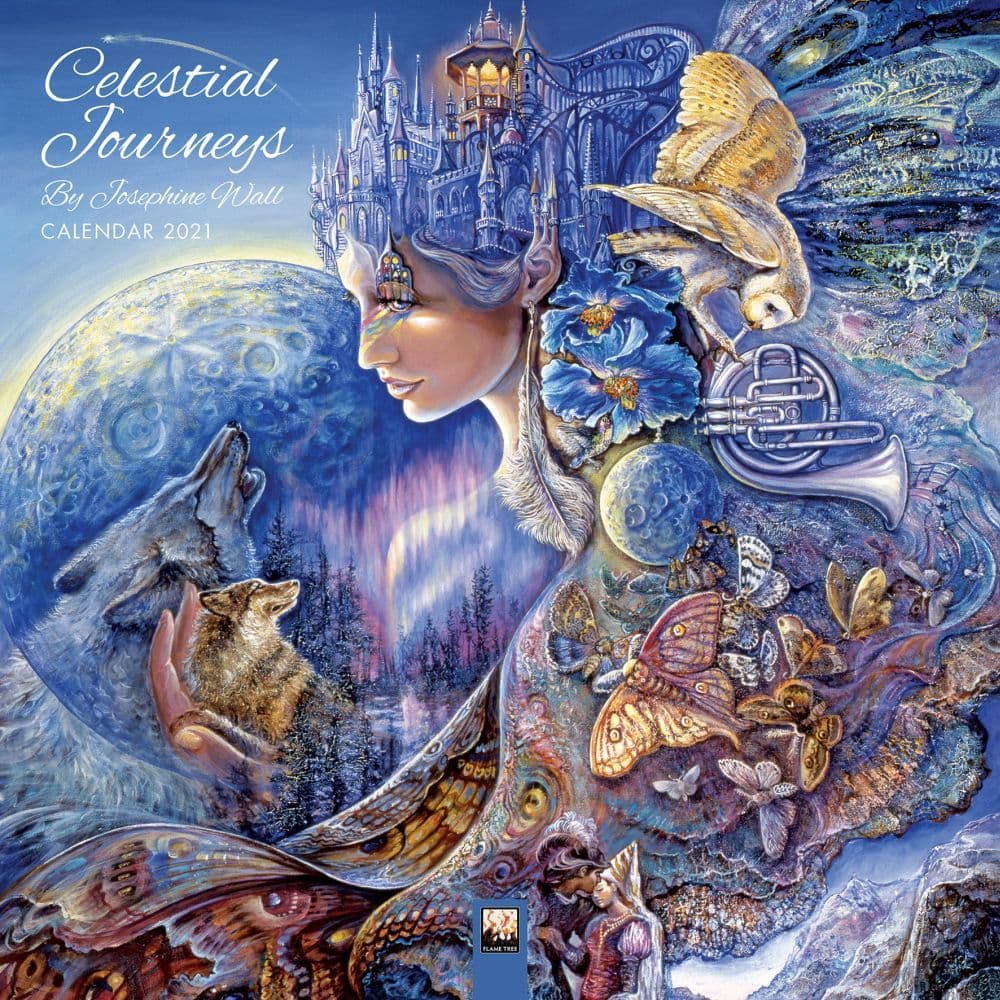 2021 Celestial Journeys by Josephine Wall Calendar