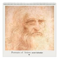 image Portraits of Famous Artists 2026 Wall Calendar
